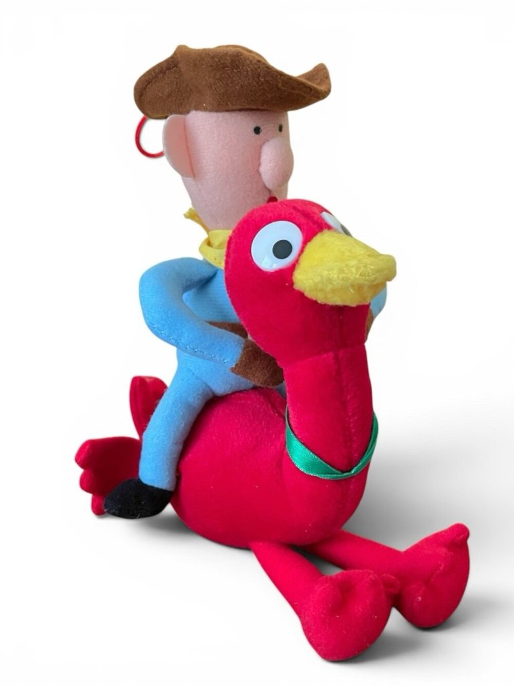 Vintage Rudolph Island of Misfit Toys Cowboy Riding Ostrich Plush Stuffins 1999